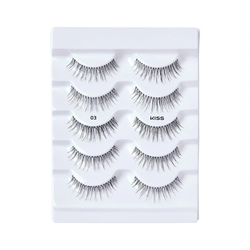 Kiss Looks So Natural Eyelashes - Delicate Volume Black